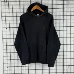 Blank Bluza Hoodie Sunfaded Czarna L Vintage Streetwear - zdjęcie 2