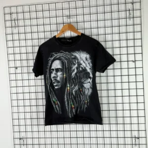 Bob Marley Koszulka T-shirt Lew M Vintage Retro Streetwear - zdjęcie 4
