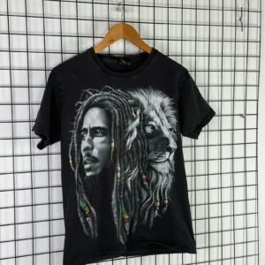 Bob Marley Koszulka T-shirt Lew M Vintage Retro Streetwear - zdjęcie 5