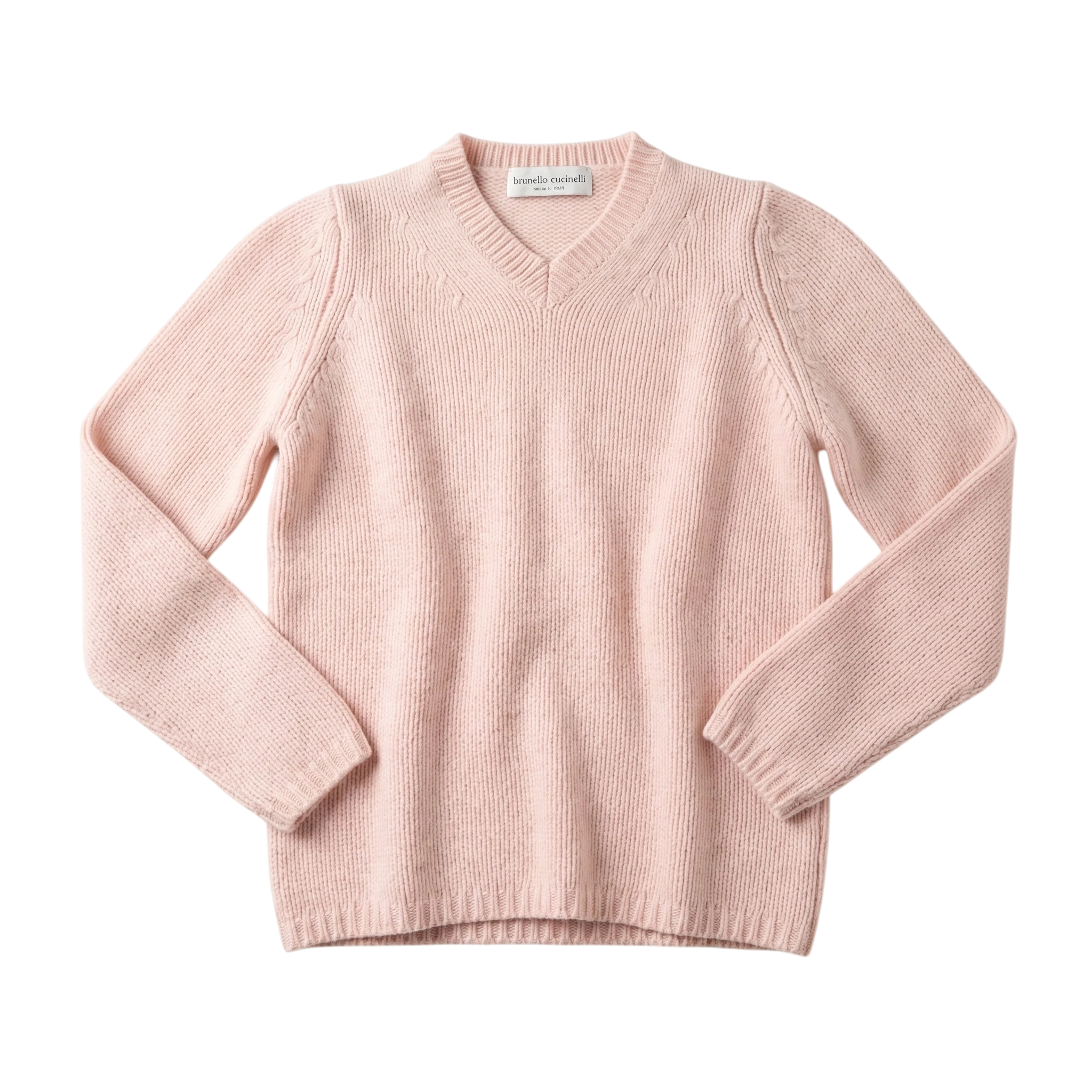 Brunello Cucinelli Sweter Damski Różowy S Vintage Retro Streetwear - widok ogólny przód vintage