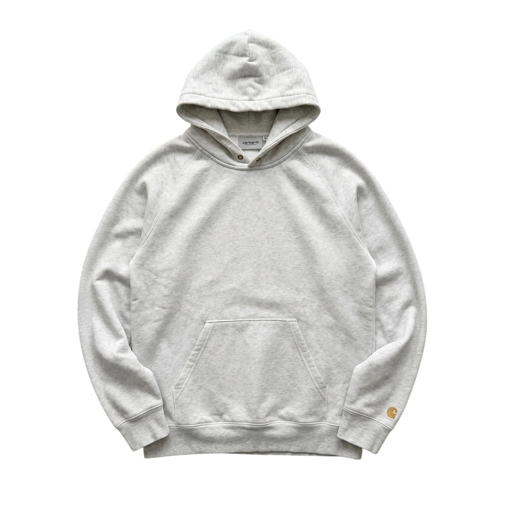 Carhartt Bluza z Kapturem Szara M Vintage Streetwear - widok ogólny przód vintage