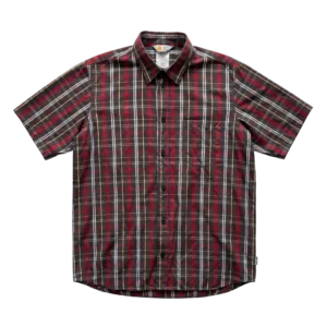 Carhartt Koszula w Kratę WIP Workwear L Vintage Streetwear - widok ogólny przód vintage