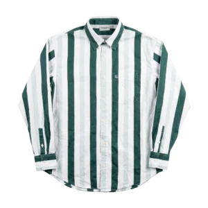 Carhartt Koszula w Paski Workwear S Vintage Streetwear - widok ogólny przód vintage
