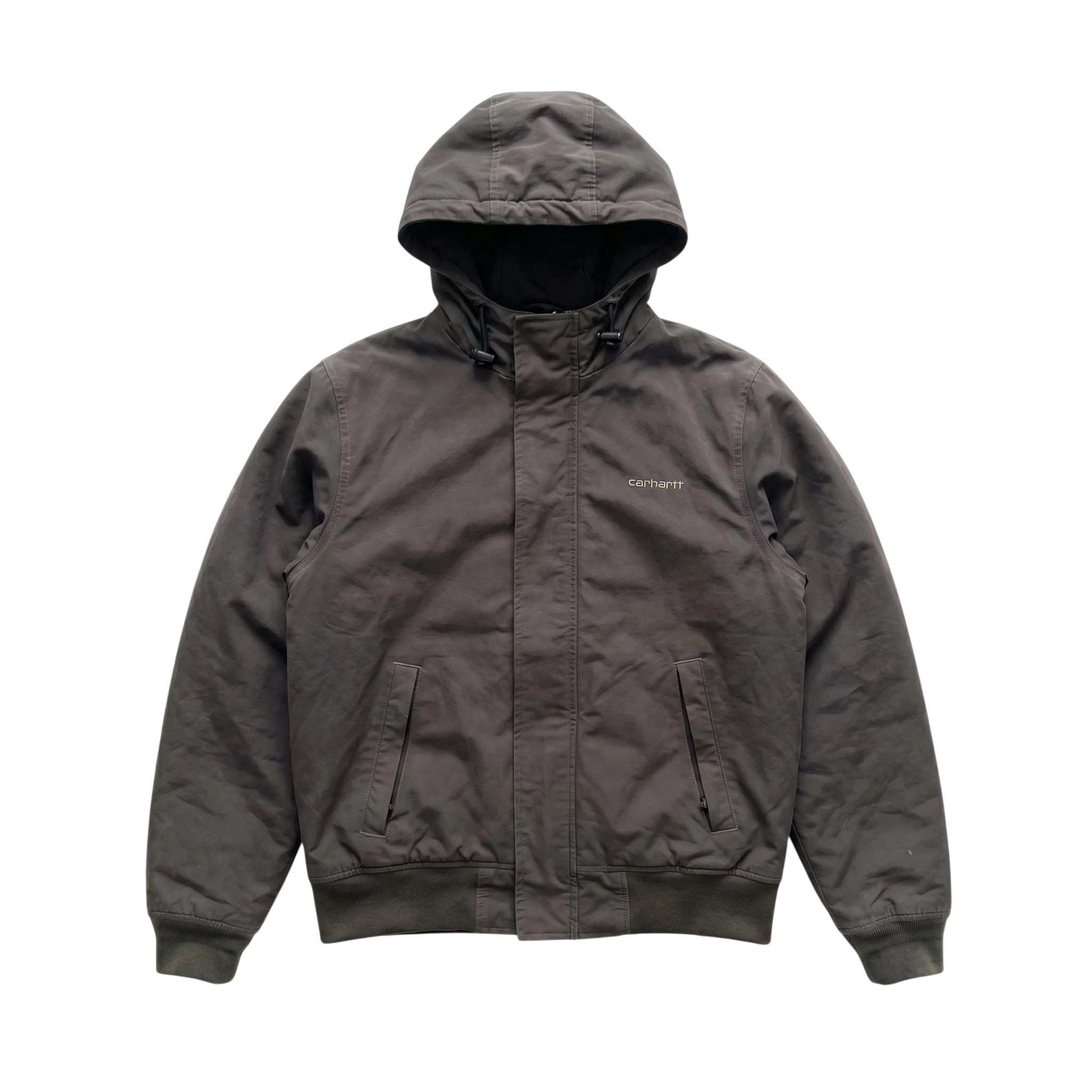 Carhartt Kurtka Ocieplana z Kapturem M Vintage Streetwear - widok ogólny przód vintage