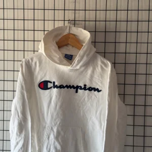 Champion Bluza z Kapturem Biała M Vintage Streetwear - zdjęcie 4