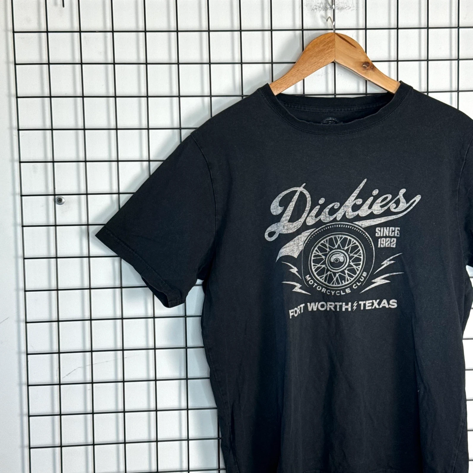 Dickies Koszulka Czarna z Nadrukiem M Vintage Streetwear - zdjęcie 4