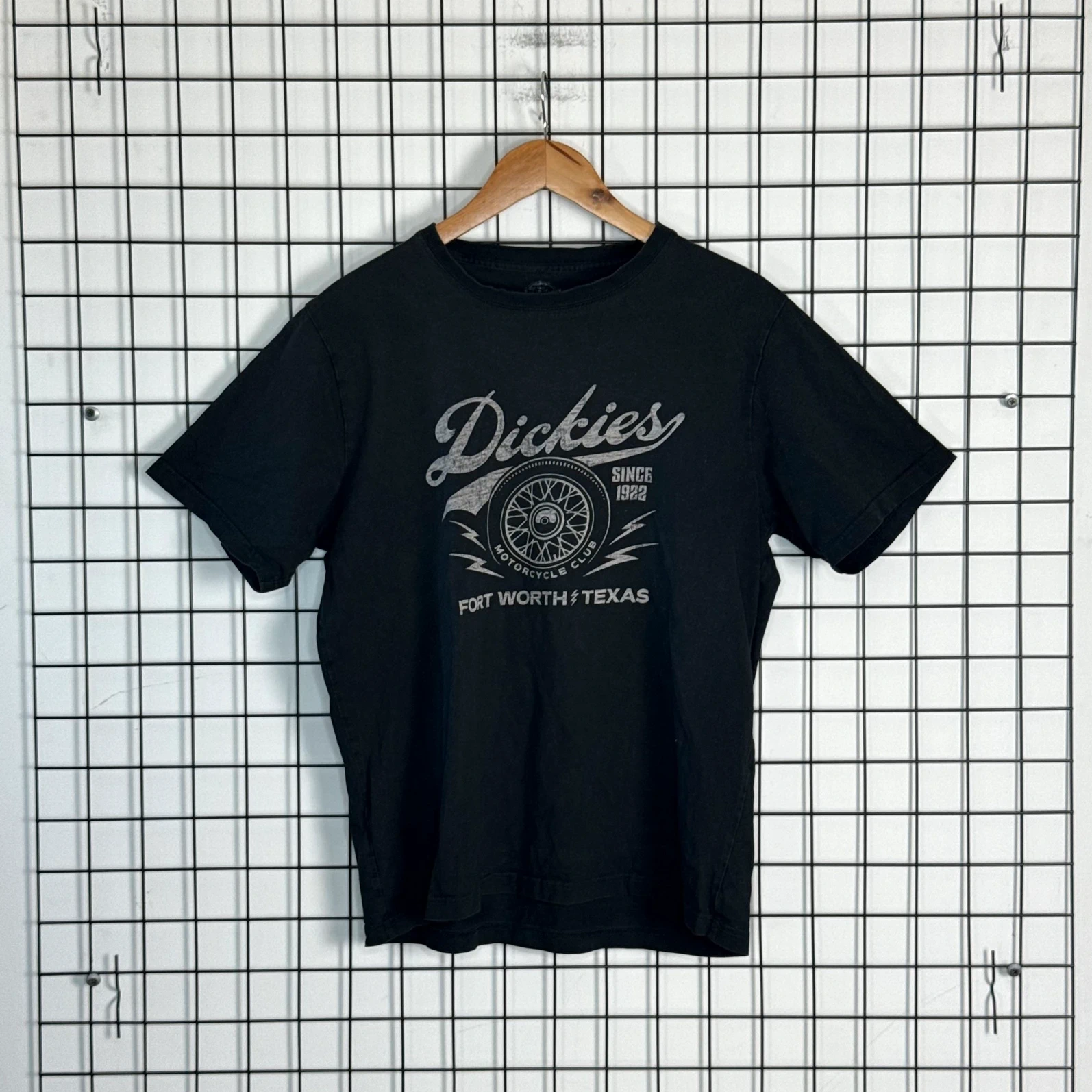 Dickies Koszulka Czarna z Nadrukiem M Vintage Streetwear - zdjęcie 2