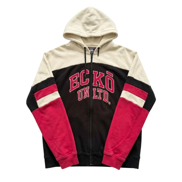 ECKO UNLTD. Bluza Hoodie Oversize XXL Vintage Streetwear - widok ogólny przód vintage