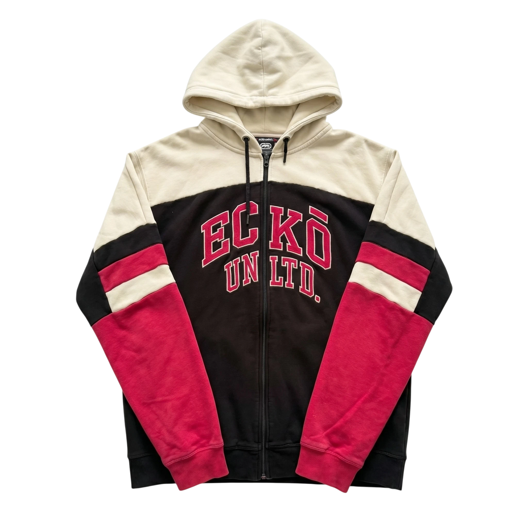 ECKO UNLTD. Bluza Hoodie Oversize XXL Vintage Streetwear - widok ogólny przód vintage