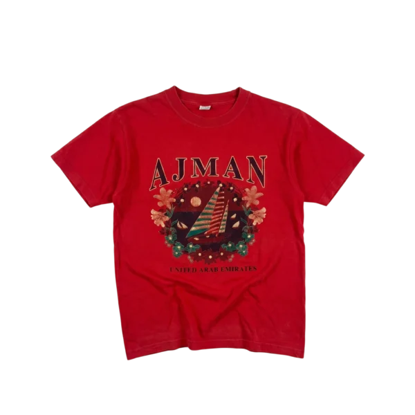 Graphic Tee Koszulka Dubai ZEA M Vintage Streetwear Retro - widok ogólny przód vintage