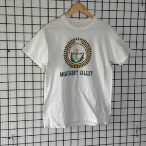 Graphic Tee Koszulka Monument Valley Biała M Vintage - zdjęcie 3