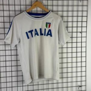 Italia Koszulka Vintage 2000s y2k Biała M Retro Streetwear - zdjęcie 3