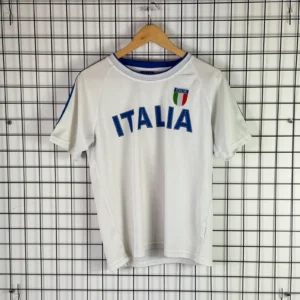 Italia Koszulka Vintage 2000s y2k Biała M Retro Streetwear - zdjęcie 2