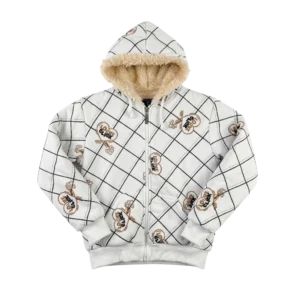 Japan Style Bluza Sherpa Opium XS Vintage Streetwear - widok ogólny przód vintage