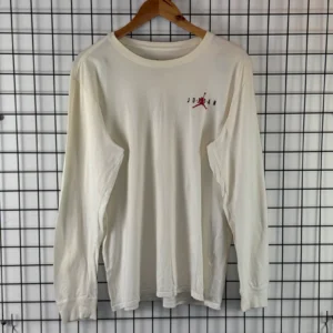 Jordan Longsleeve Beżowy L Vintage Retro Streetwear - zdjęcie 3