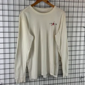 Jordan Longsleeve Beżowy L Vintage Retro Streetwear - zdjęcie 4