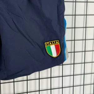 Kappa Spodenki Italia Niebieskie M Vintage Streetwear - zdjęcie 3