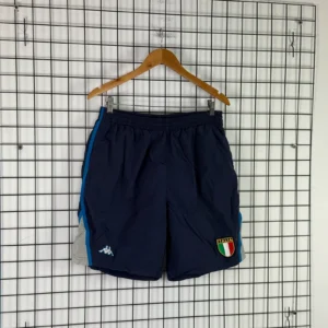 Kappa Spodenki Italia Niebieskie M Vintage Streetwear - zdjęcie 2