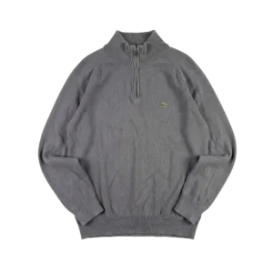 Lacoste Sweter Vintage 90s Half Zip XL Retro Streetwear - widok ogólny przód vintage