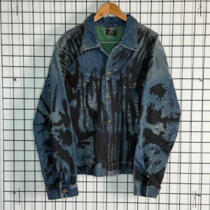 Lee Kurtka Katana Jeansowa Niebieska XL Vintage Streetwear - zdjęcie 2