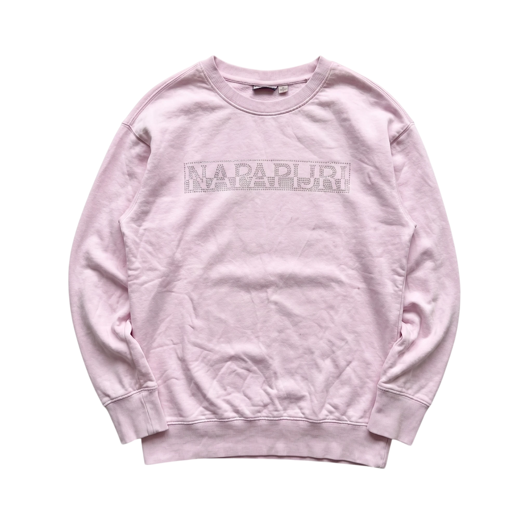 Napapijri Bluza Damska Outdoor Kryształki L Vintage Retro - widok ogólny przód vintage