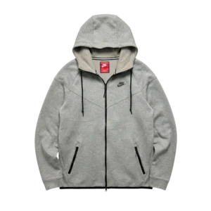 Nike Bluza Tech Fleece Szara M Vintage Streetwear - widok ogólny przód vintage