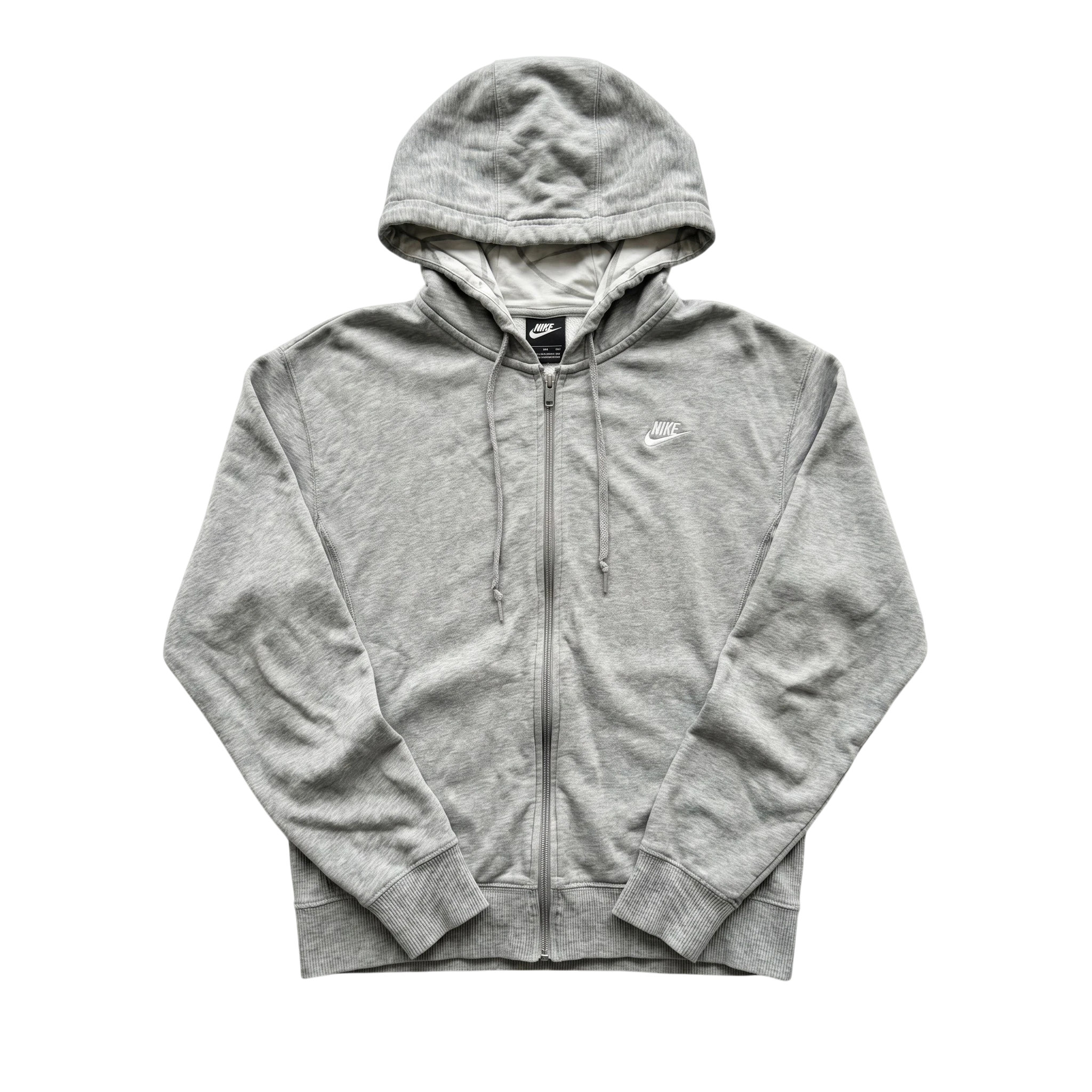 Nike Bluza Zapinana Swoosh Hoodie M Vintage Streetwear - widok ogólny przód vintage