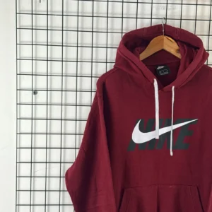 Nike Bluza z Kapturem Hoodie M Vintage Streetwear - zdjęcie 4
