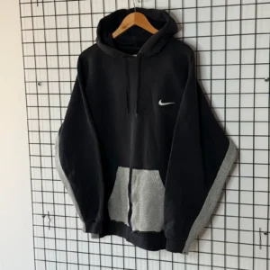 Nike Bluza z Kapturem Mini Swoosh XL Vintage Streetwear - zdjęcie 3