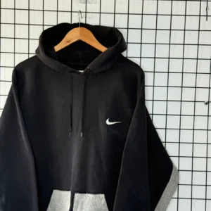 Nike Bluza z Kapturem Mini Swoosh XL Vintage Streetwear - zdjęcie 4