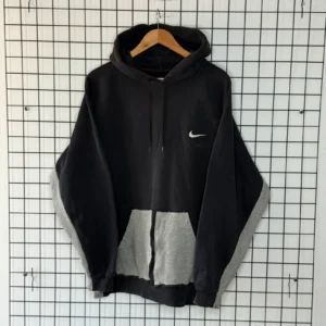 Nike Bluza z Kapturem Mini Swoosh XL Vintage Streetwear - zdjęcie 2