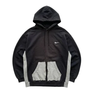 Nike Bluza z Kapturem Mini Swoosh XL Vintage Streetwear - widok ogólny przód vintage