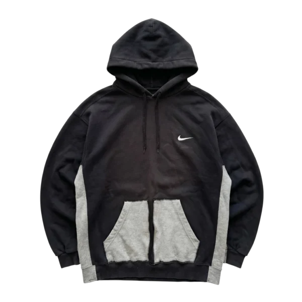 Nike Bluza z Kapturem Mini Swoosh XL Vintage Streetwear - widok ogólny przód vintage