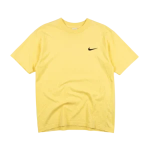 Nike Koszulka Mini Swoosh Żółta M Vintage Streetwear Retro - widok ogólny przód vintage