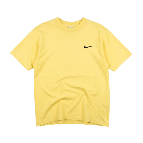 Nike Koszulka Mini Swoosh Żółta M Vintage Streetwear Retro - widok ogólny przód vintage