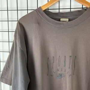 Nike Koszulka Spellout Haft XXL Vintage Streetwear - zdjęcie 4