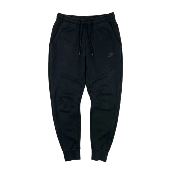 Nike Spodnie Dresowe Tech Fleece S Vintage Streetwear Czarny - widok ogólny przód vintage