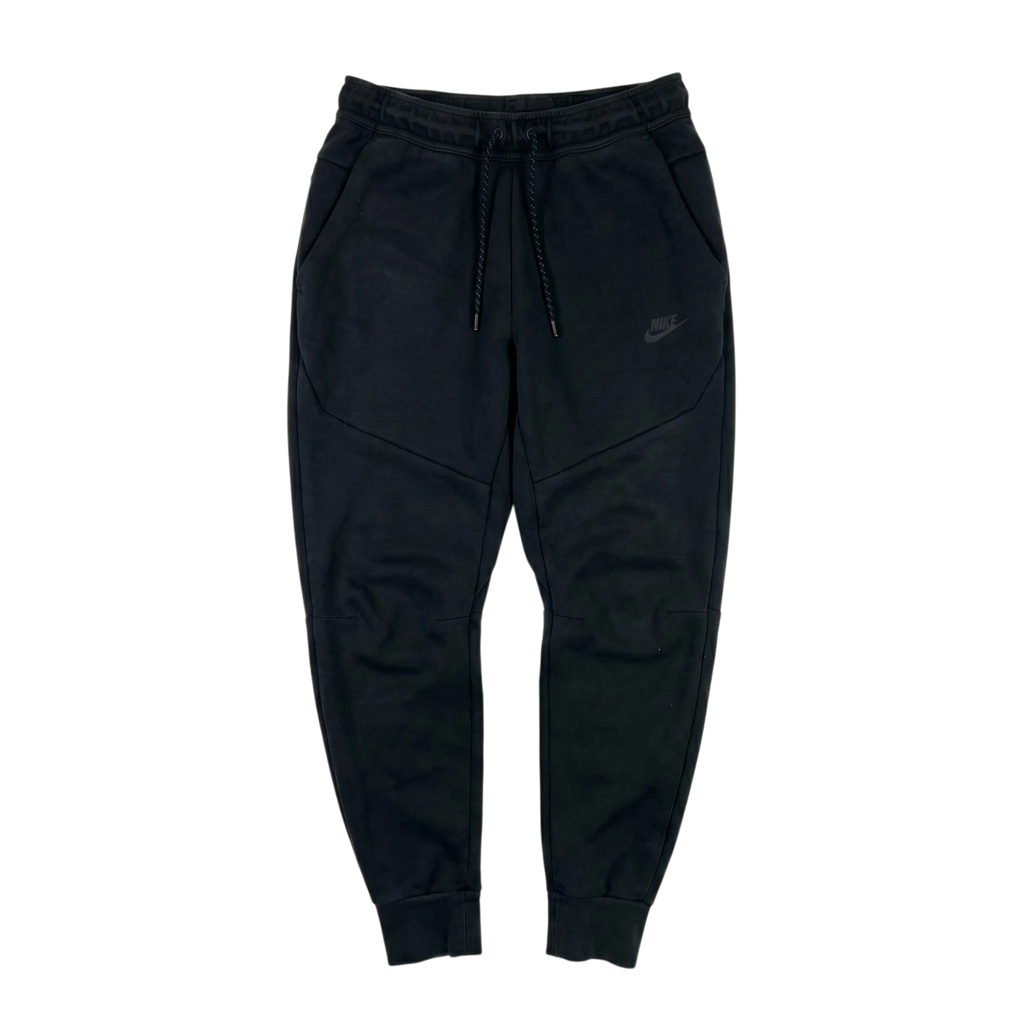 Nike Spodnie Dresowe Tech Fleece S Vintage Streetwear Czarny - widok ogólny przód vintage