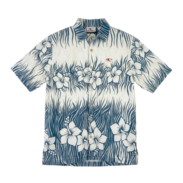 O'Neill Koszula M Vintage Retro Surf Streetwear Niebieska - widok ogólny przód vintage