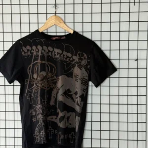 Opium Koszulka Haft w Czaszki M Vintage Retro Streetwear - zdjęcie 4