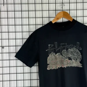 Palm Angels T-shirt Czarny Streetwear M Vintage Retro - zdjęcie 4