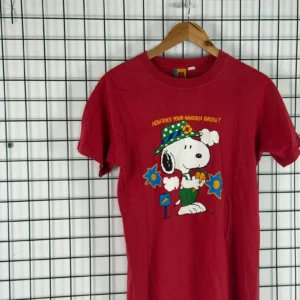 Peanuts Koszulka Snoopy Retro Streetwear S Vintage - zdjęcie 4