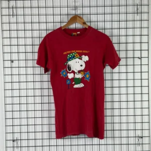Peanuts Koszulka Snoopy Retro Streetwear S Vintage - zdjęcie 2