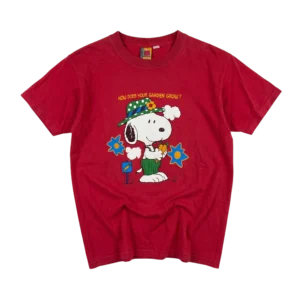 Peanuts Koszulka Snoopy Retro Streetwear S Vintage - widok ogólny przód vintage