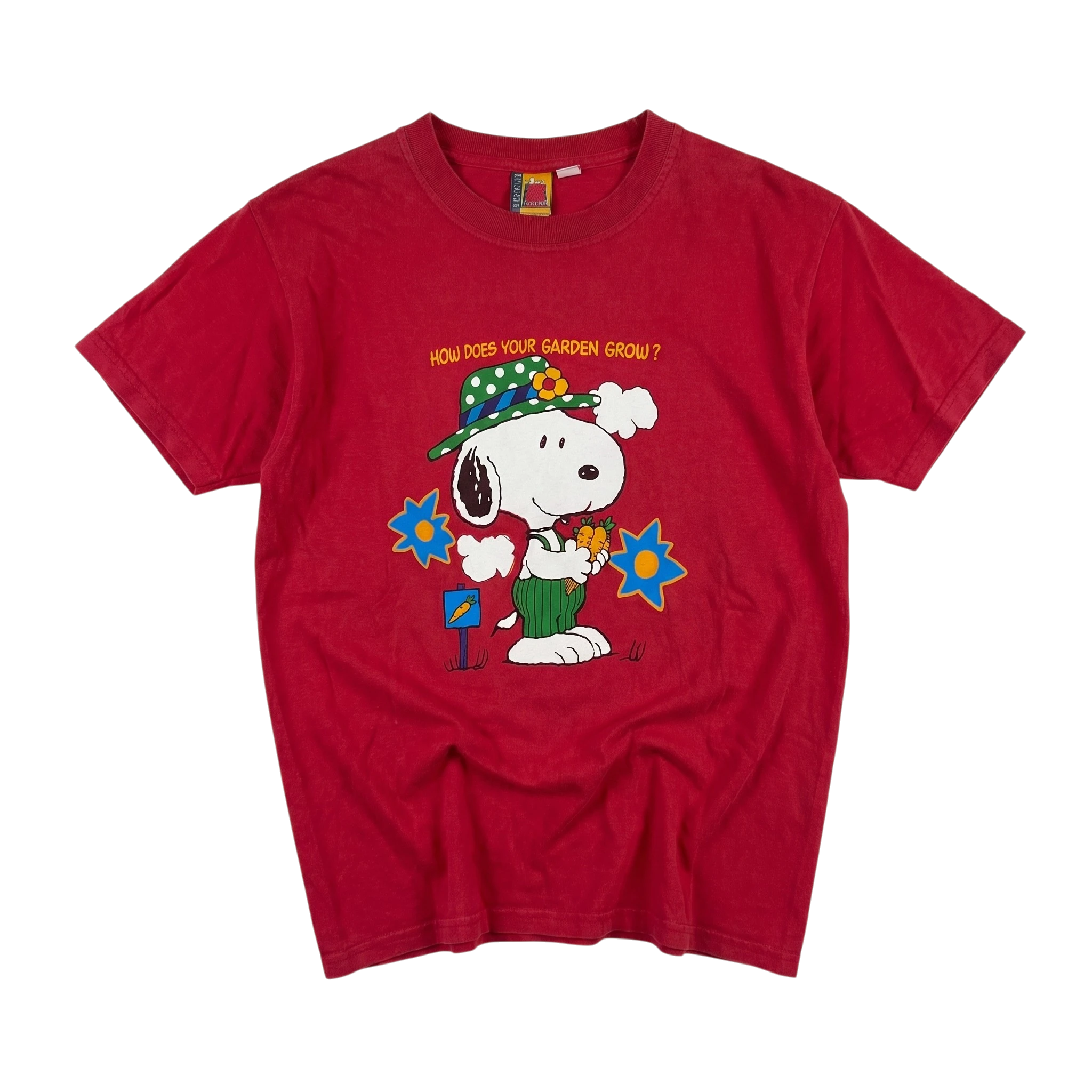 Peanuts Koszulka Snoopy Retro Streetwear S Vintage - widok ogólny przód vintage