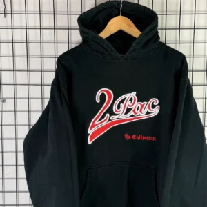 RAP Bluza Tupac Hip Hop Hoodie L Vintage Streetwear - zdjęcie 4