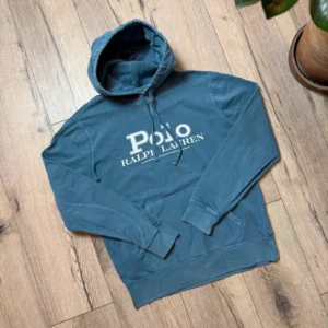 Ralph Lauren Hoodie Niebieskie S Vintage Retro Streetwear - zdjęcie 3