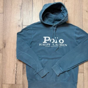 Ralph Lauren Hoodie Niebieskie S Vintage Retro Streetwear - zdjęcie 4