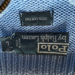 Ralph Lauren Sweter Half Zip L Vintage Retro Streetwear - zdjęcie 4