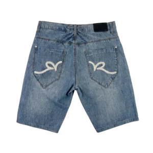 Rocawear Spodenki Dżinsowe Baggy Hip Hop L Vintage Streetwear - widok ogólny przód vintage